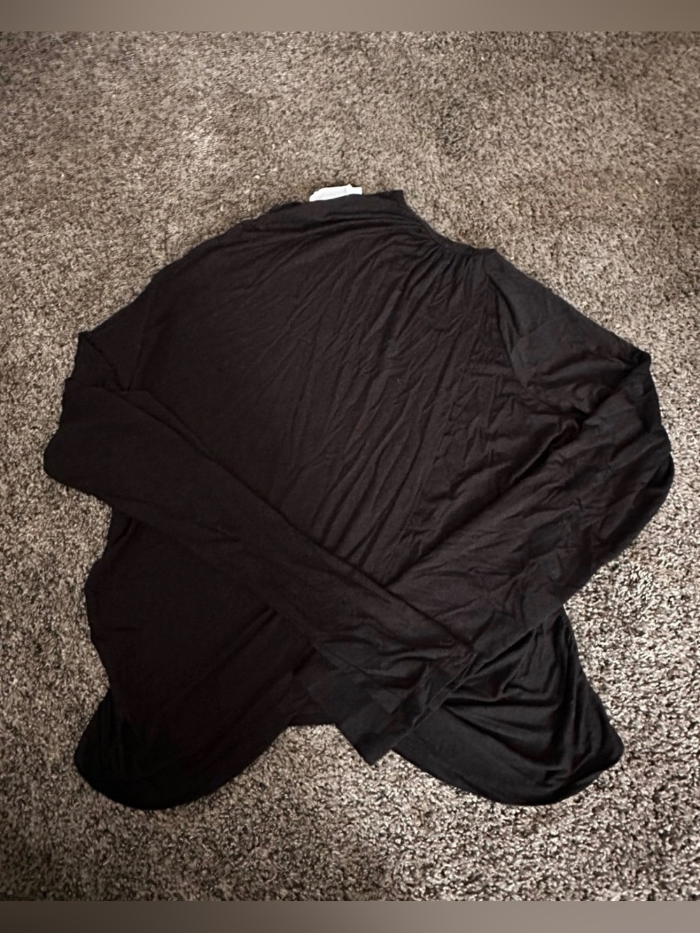 Sunday Ritual Black Long Sleeve Top Size Medium 0207